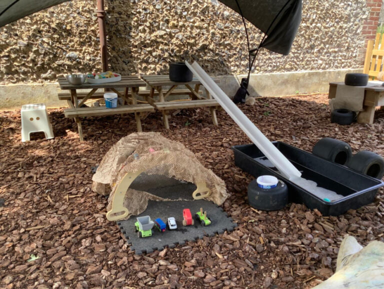 Outdoor play and creative exploration