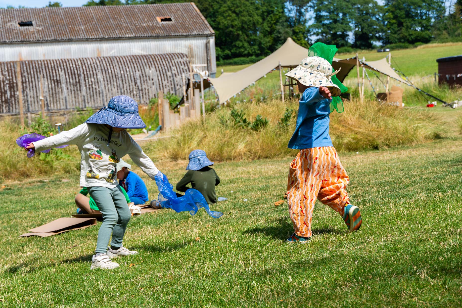 Children playing at the Pheasant Nest